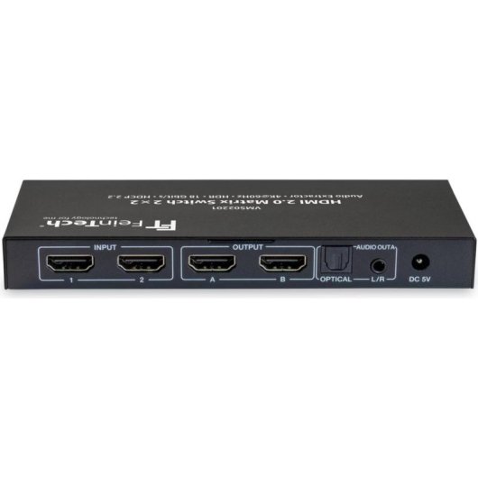 Commutateur Matrix HDMI FeinTech VMS02201 2x2 4K 60Hz HDR