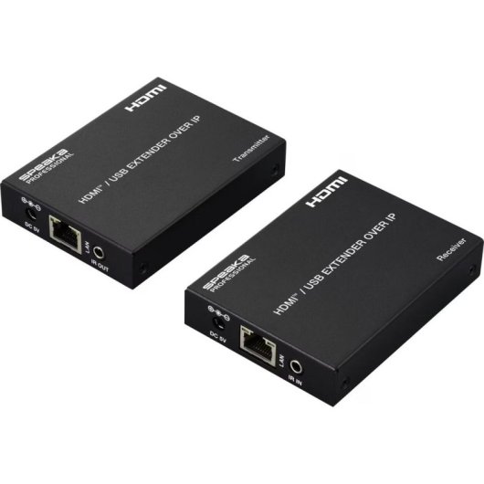 Extensor HDMI sobre IP SpeaKa Professional USB IR 1920x1200