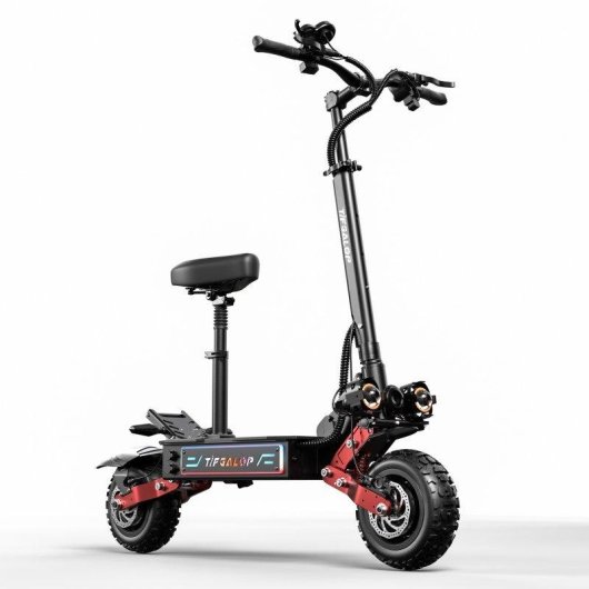 Elektroroller TIFGALOP CL8-OT 6000W 60V 33Ah Reichweite 100km 11" Reifen Hydraulische Bremsen