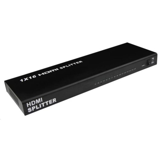 Switch PremiumCord 16 portas HDMI 1.4a modelo khsplit16b com fonte externa
