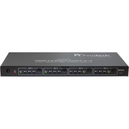 Switch HDMI FeinTech VMS04400 Matrix 4x4 4K 60Hz HDR10 Dolby Vision