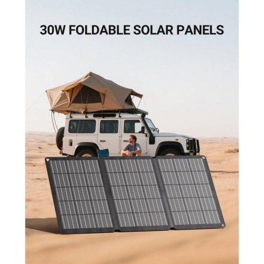 Painel Solar Lionshee LS-SP30F 30W 2 portas USB/Type-C Dobrável IP67