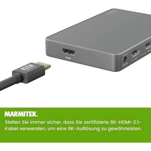 Commutateur HDMI Marmitek AS48 4 entrées 4K120Hz 8K60Hz