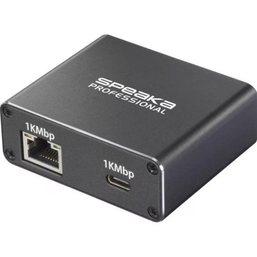 Diviseur réseau SpeaKa Professional 1× RJ45 2× sorties RJ45/USB-C 125 Mo/s