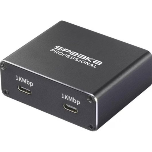 Switch SpeaKa Professional SP-GNS-240 1 RJ45 Eingang 2 USB-C Ausgänge