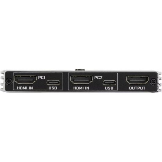 Commutatore KVM SpeaKa Professional 2 porte HDMI 4K@60Hz