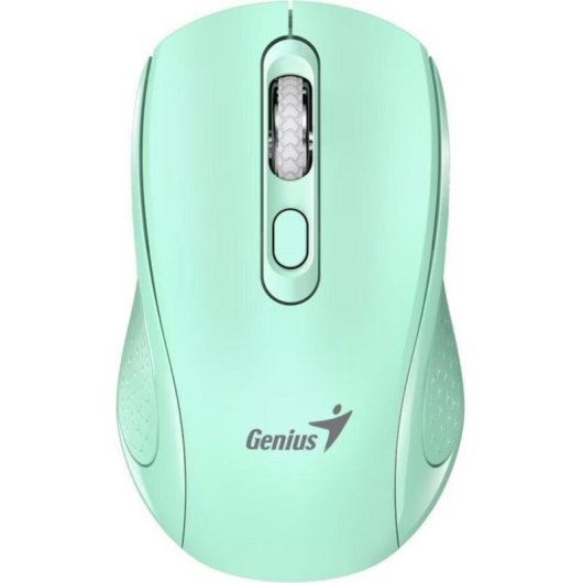Ratón Genius NX-8025S inalámbrico 1200 DPI verde aquamarina con Copilot