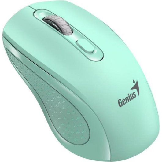 Ratón Genius NX-8025S inalámbrico 1200 DPI verde aquamarina con Copilot