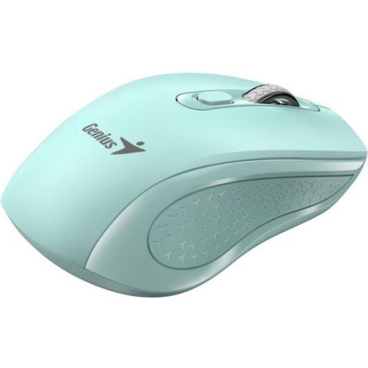 Ratón Genius NX-8025S inalámbrico 1200 DPI verde aquamarina con Copilot