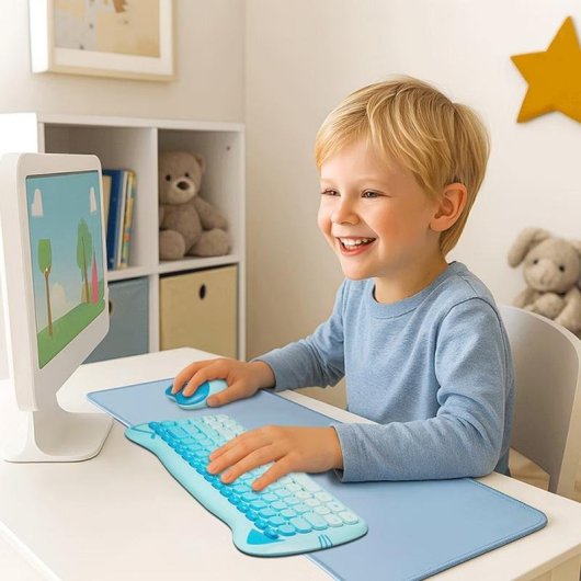 Tastatur LogiLink kabellos mit optischer Maus 85 Tasten Multimedia Deutschland