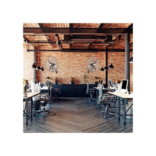 Ventilador de Pared Bilake Borrasca 145W 56cm Oscilante Cabezal Inclinable Seguridad Metálica