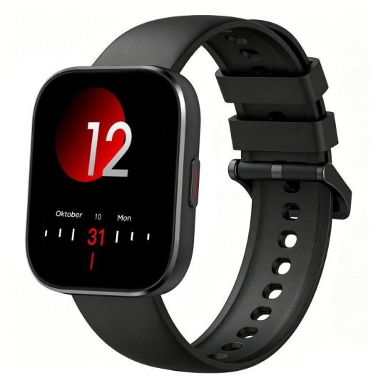 RAYOFI D19 Bluetooth 1,83'' Alumínio Cinzento Bracelete Silicone IP68 SpO2 Cardio