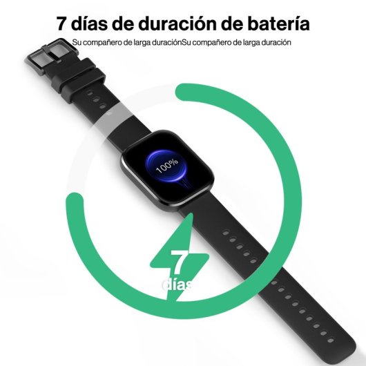 Rayofi D19 Reloj SmartWatch Negro 1,83" SpO2 Pulsómetro Monitor Sueño