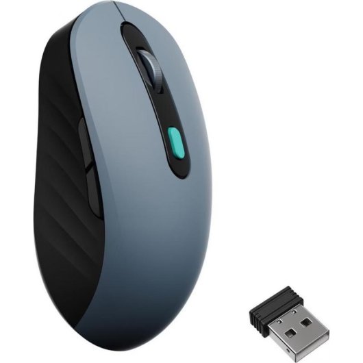 Ratón Keychron BM25 inalámbrico Bluetooth 5.2 2400 DPI gris Space Gray