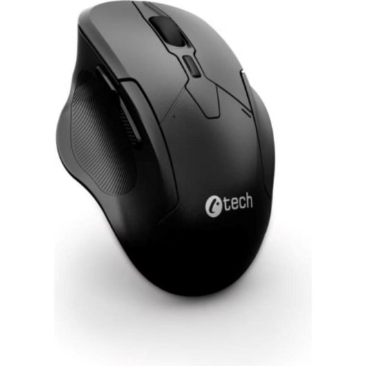 Mouse C-Tech WLM-17BK Bluetooth 5.0 3200 DPI Nero Ergonomico 6 Pulsanti