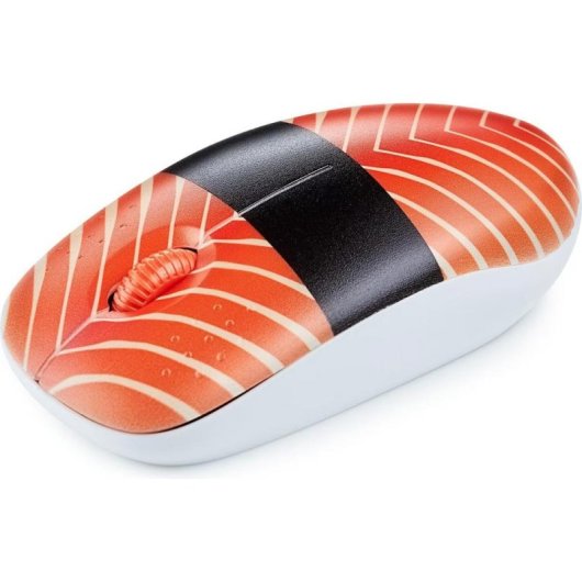 Ratón Mustard Sushi Mouse sem fios 1600 DPI multicolorido com scroll