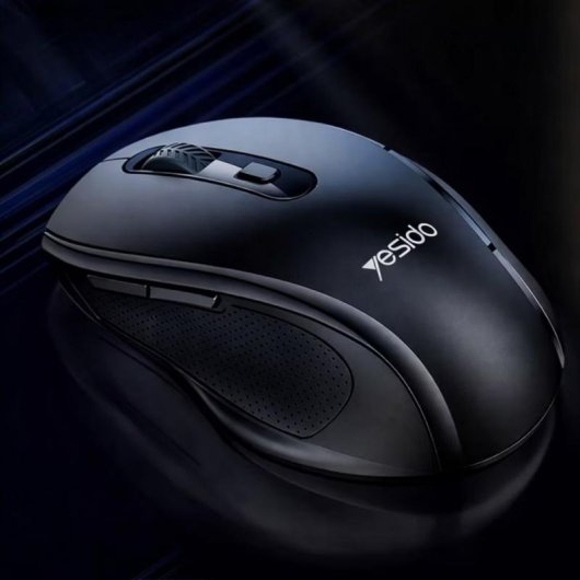 Ratón Yesido KB45 inalámbrico 2400 DPI negro con DPI ajustable