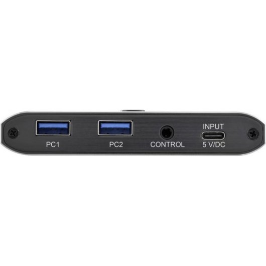 USB Switch SpeaKa Professional 2 Ports 625 MB/s SP-13710916 mit Kabel-Fernbedienung