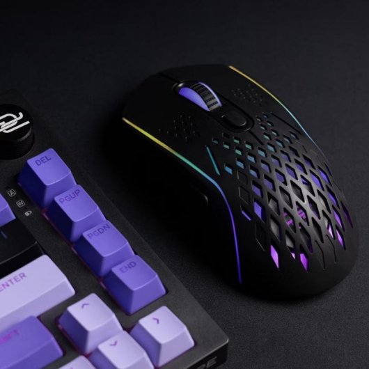 Ratón Proove Gaming wireless 4800 DPI Bianco RGB illuminazione