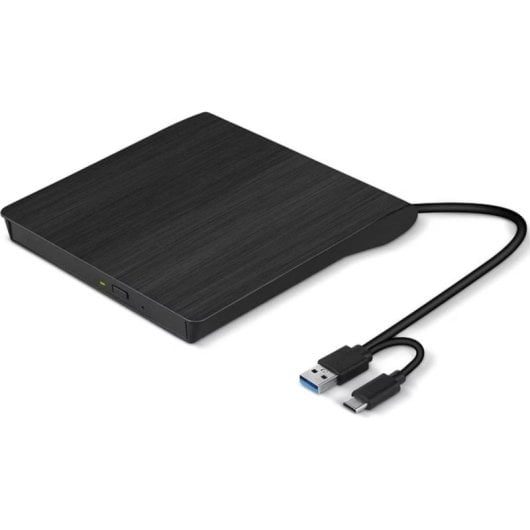 Externer DVD-Brenner C-Tech DVD-USB-AC USB 2.0 Slim Schwarz