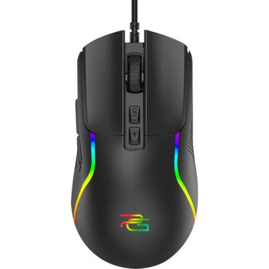 Maus Proove Assembler Gaming RGB USB Kabel 12400 DPI Schwarz