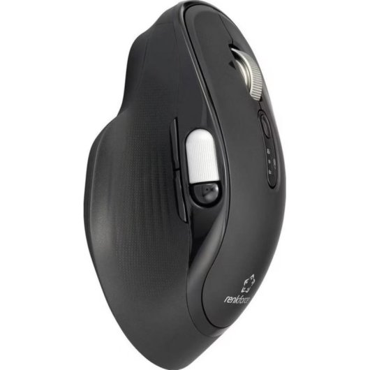 Ratón Renkforce RF-WM-220 Bluetooth 4800 DPI Negro Ergonomía Recargable