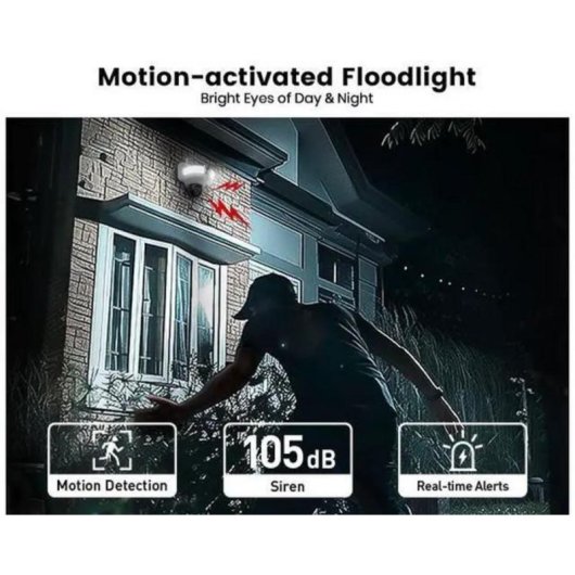 Videocamere di sorveglianza eufy L5P FullHD Visione Notturna Esterna Audio Bidirezionale