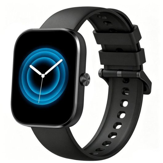 RAYOFI D18 Bluetooth 1,83'' Alumínio Cinzento Bracelete Silicone IP68 SpO2
