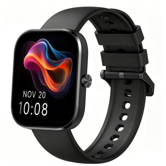 RAYOFI D18 Bluetooth 1,83'' Alumínio Cinzento Bracelete Silicone IP68 SpO2