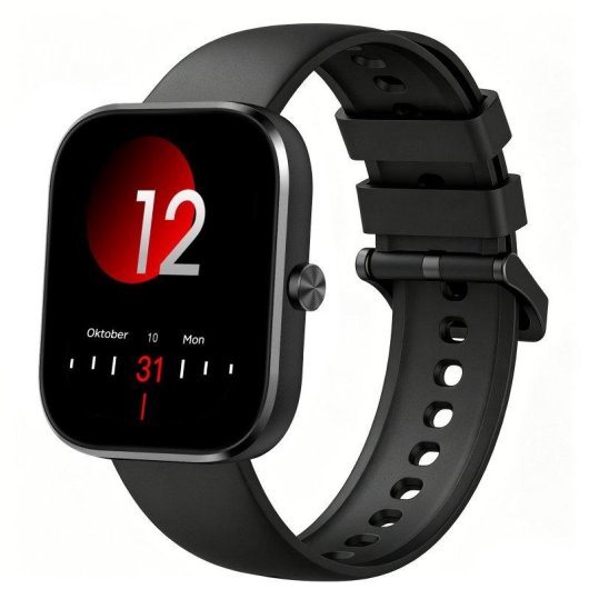 RAYOFI D18 Bluetooth 1,83'' Alumínio Cinzento Bracelete Silicone IP68 SpO2