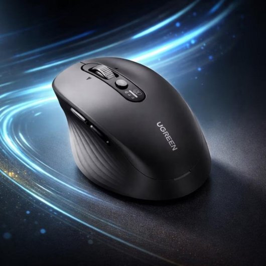 Maus Ugreen M752 RF kabellos USB Schwarz mit Scrollrad und Batterie