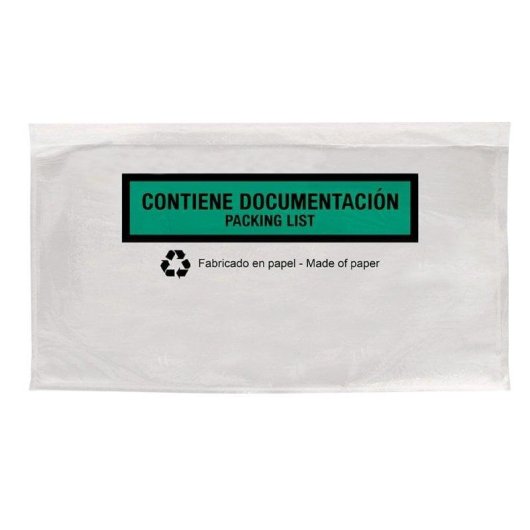Sobre autoadhesivo Q-Connect porta documentos 240 x 135 mm sin ventana papel 100 uds