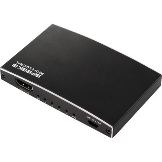 Splitter HDMI SpeaKa Professional 4K 1 entrada 4 saídas USB-C