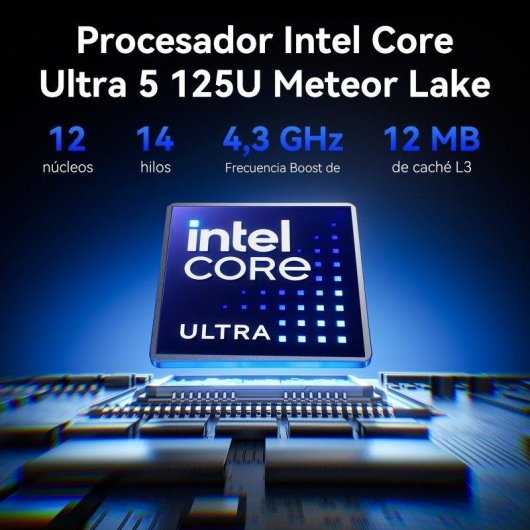 Mini PC GEEKOM IT12 Intel Core Ultra 5 125U 16GB 512GB SSD Windows 11 WiFi 7