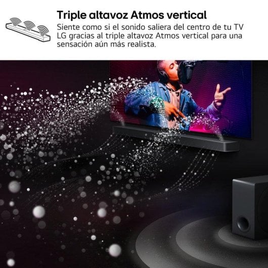 Barra de Sonido LG S95AR 9.1.5 810W Bluetooth WiFi Dolby Atmos Negra