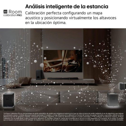 Barra de Sonido LG S95AR 9.1.5 810W Bluetooth WiFi Dolby Atmos Negra