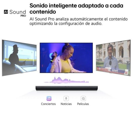 Barra de Sonido LG S95AR 9.1.5 810W Bluetooth WiFi Dolby Atmos Negra