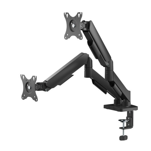 Kimex Soporte De Mesa Con Muelle Mecánico Para 2 Pc 17"-32"