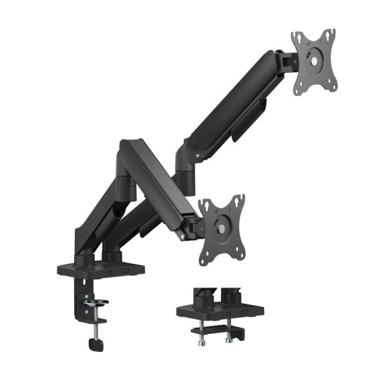 Kimex Soporte De Mesa Con Muelle Mecánico Para 2 Pc 17"-32"