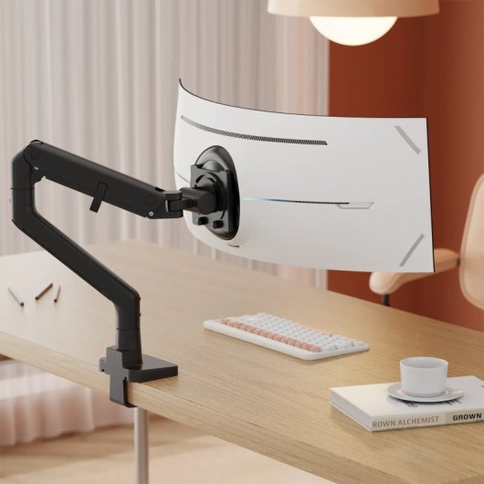 Kimex Soporte De Mesa Con Muelle De Gas Para Pc 24"-57"