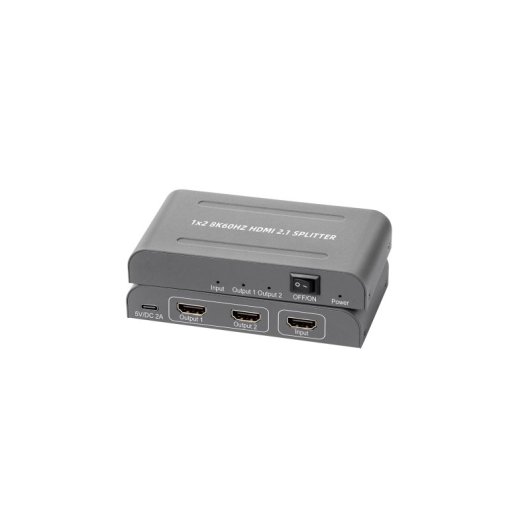 Kimex Splitter Hdmi 2.1, 1 Entrada / 2 Salidas, 8k 60 Hz