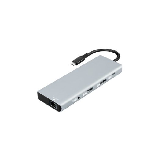Kimex Estación De Acoplamiento Usb-c 10 En 1 A 8k Dp1.4 + Hdmi 2.1 10g