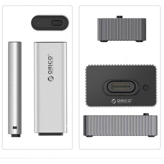 Docking station Orico IT18C3 per SSD M.2 NVMe/SATA 10 Gbps Alluminio