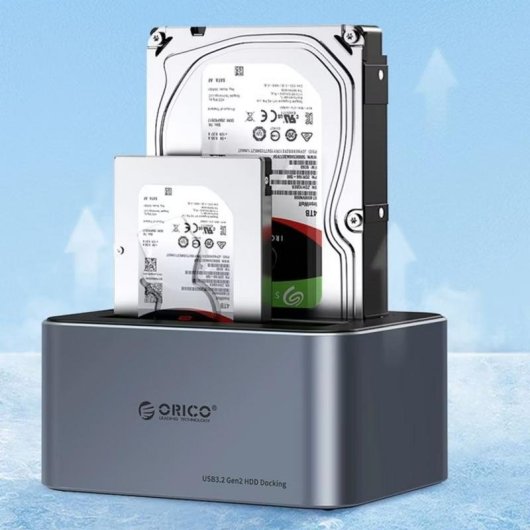 Docking station Orico 6656C3-C per 5 dischi SATA USB 3.2 Gen 2 clonazione offline