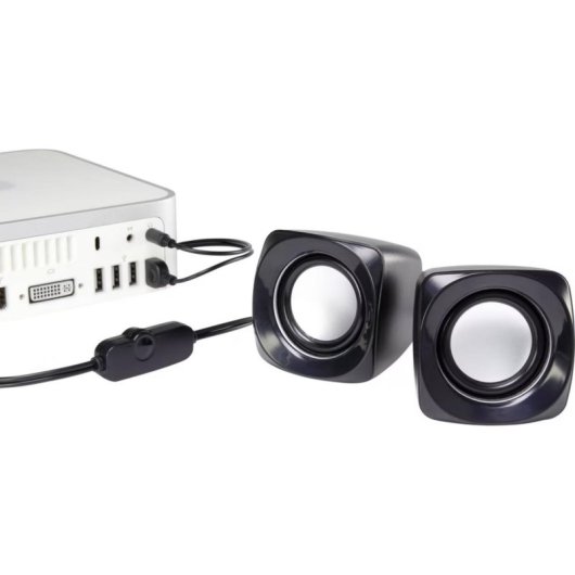Haut-parleurs Renkforce Mini USB Stéréo 6W avec USB et jack 3,5 mm