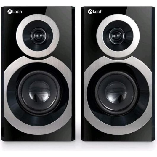 Altifalantes C-Tech PC 3,5 mm 20 W RMS com saída de auscultadores