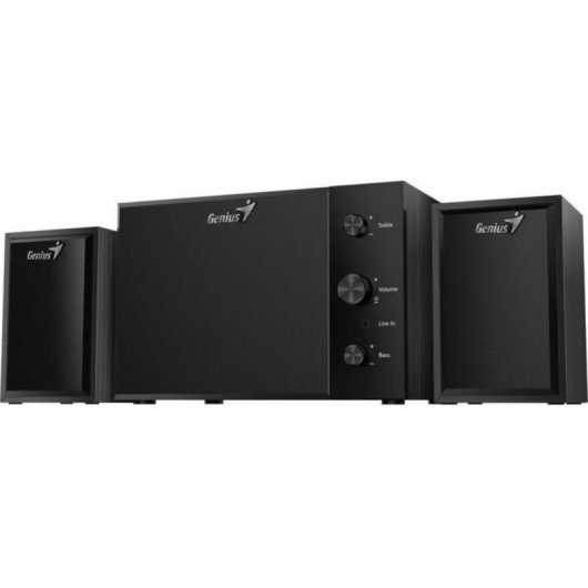 Altavoces Genius PC 2.1 avec connexion jack 3,5 mm et puissance 15 W