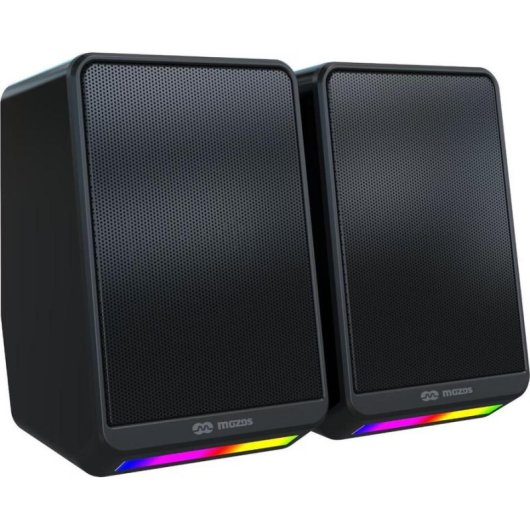 Haut-parleurs Mozo MINI-S4 RGB USB 6W avec éclairage RGB compact