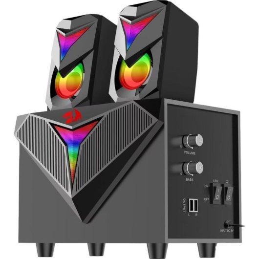Haut-parleurs Redragon GS700 Tocatta USB 11W avec subwoofer et éclairage RGB