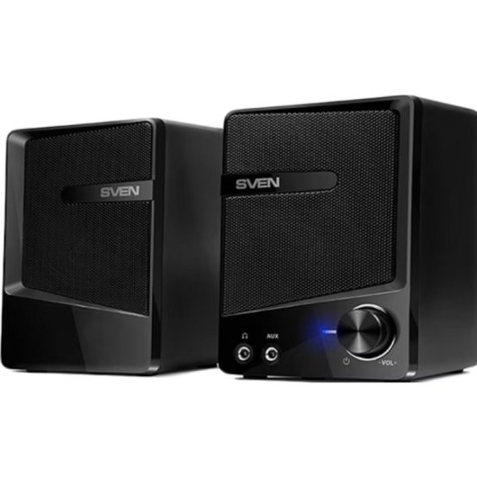 Colunas Sven PC compactas USB 4W com som estéreo